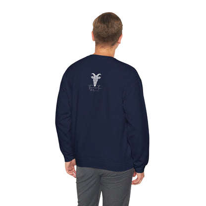 Felpa Unisex TRUCUTU con Simbolo della Capra – Stile Boho Festival | Regalo per Amanti della Natura | Morbida e Comoda