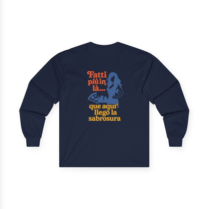 Stylish Long Sleeve Tee with Fun Graphic by Trucutu – Unisex Casual Wear, Perfect for Parties, Music Events, and Gifts for Friends