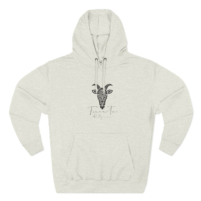 Felpa con Grafica Capra TRUCUTU – Calda in Pile, Design Animale Iconico, Regalo Perfetto per Amanti della Natura, Stile Ribelle ed Eco-Friendly