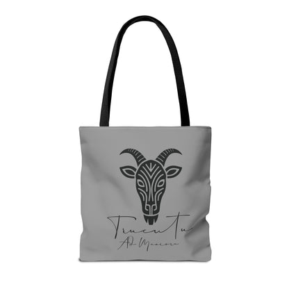 Borsa Tote TRUCUTU con Capra Tribale – Shopper Ecologica, Stile Boho Chic, Idea Regalo per Amanti degli Animali