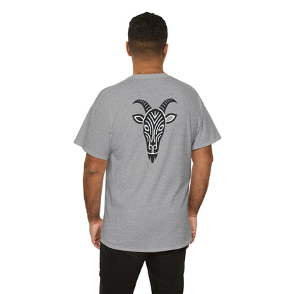 TRUCUTU Bohemian Graphic T-Shirt – Unisex Cotton Shirt | Trendy Animal Logo Print | Festival Wear | Gift for Nature Lovers & Summer Fashion